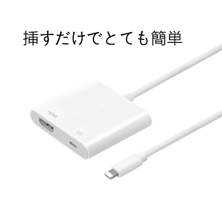 楽天市場 特別セット Iphone Hdmi 変換ケーブル Lightning Hdmi アダプタ Iphoneテレビ変換ケーブル Iphone Ipad Ipod 対応 Hdmiケーブル1 5m Set販売 Nissin Lux