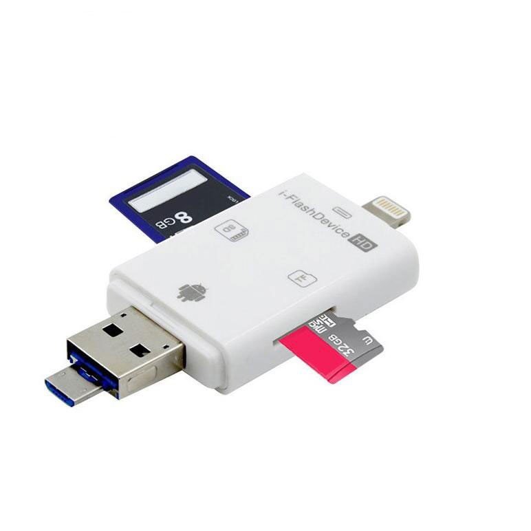 楽天市場 Sdカードリーダー Iphone Micro Usb Usb全対応 ー Iphone Ipad Android コンピューター用 Sd Tf カードリーダー Microメモリsdカードリーダー Nissin Lux