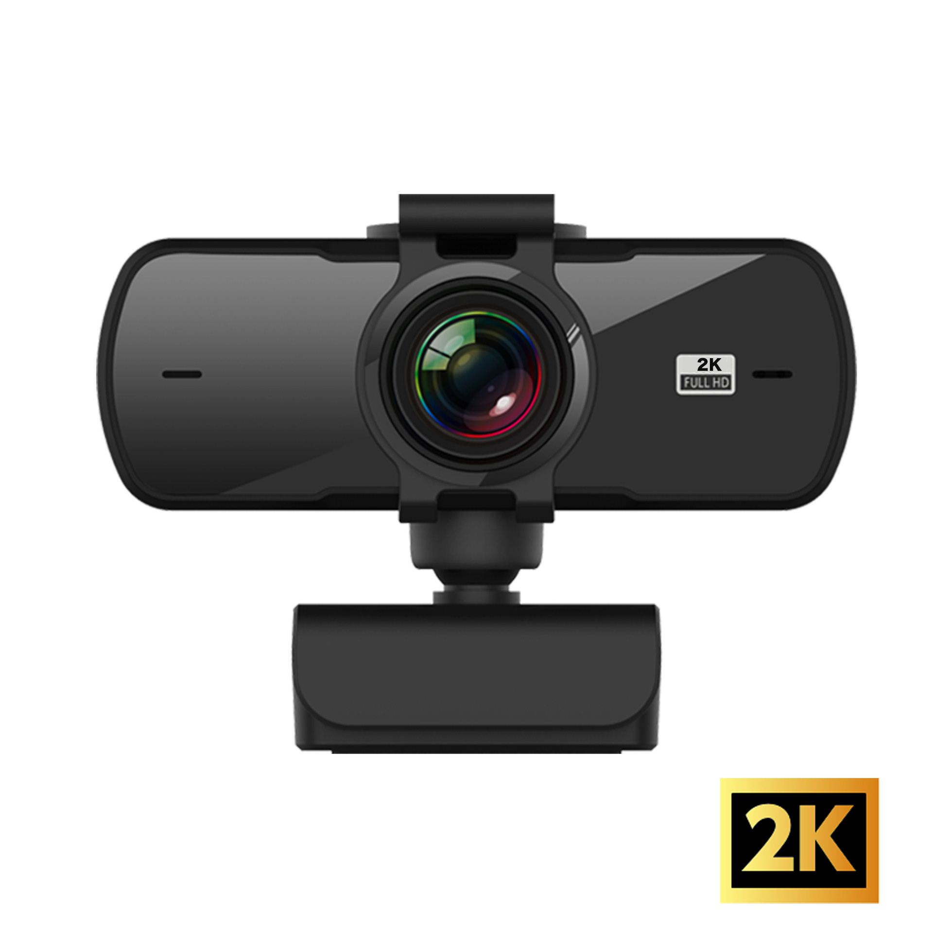 ウェブwebカメラ 2K 1440P 高画質 マイク内蔵 小型ビデオカメラ400万画素30FPS USBパソコンカメラ　ビデオ会議 動画配信  ゲーム実況 ネット授業 ノイズ低減 360度回転調整 ブラック 在宅勤務支援 | NISSIN LUX