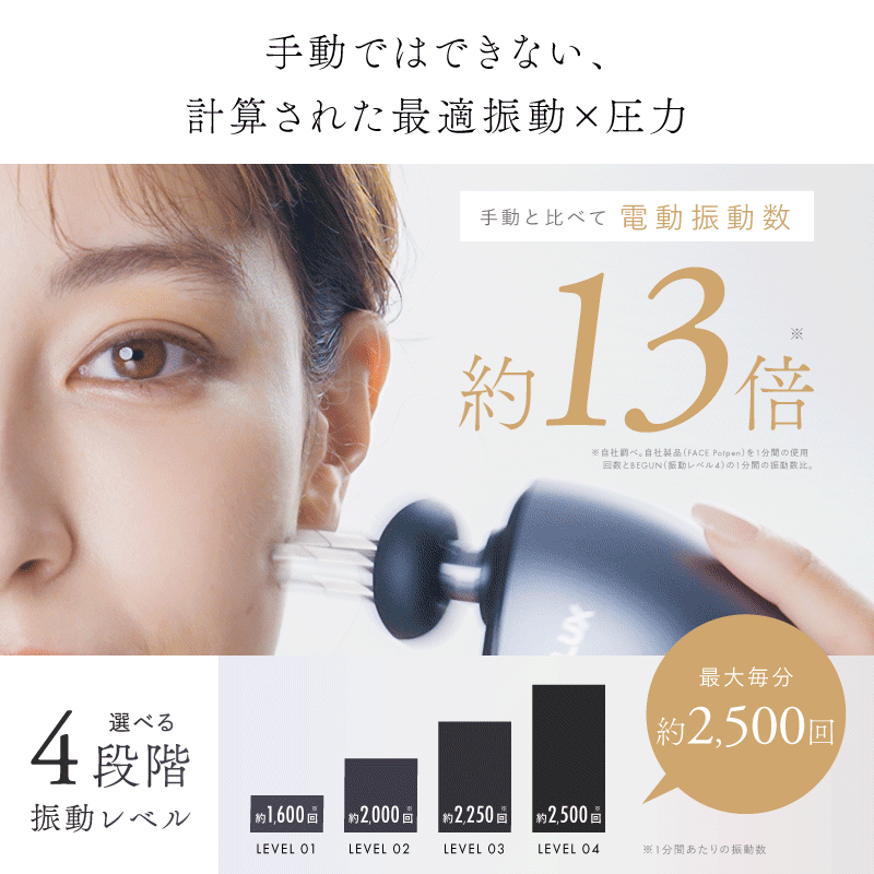 楽天1位】NIPLUX BEGUN ニップラックス ビガン フェイスポイントガン