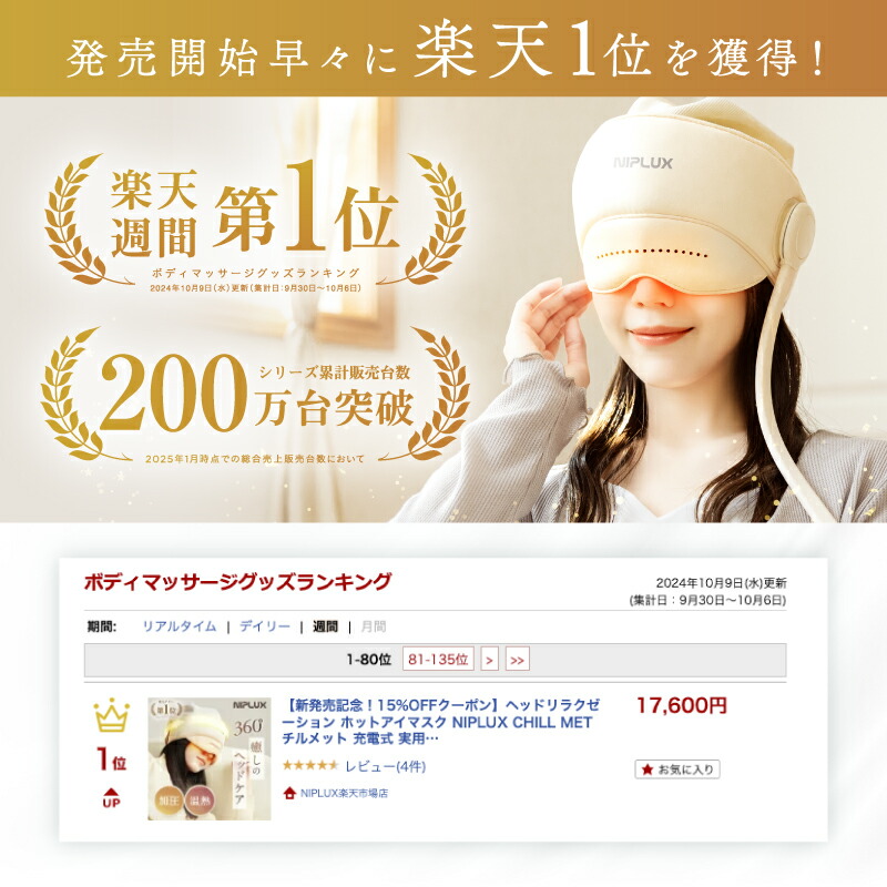 楽天1位☆15%OFFクーポン】ヘッドリラクゼーション ヘッドマッサージ