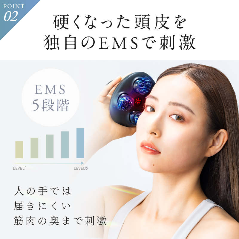Dr.監修 ヘッドスパ EMS ヘッドマッサージ NIPLUX 楽天週間1位☆25%OFFクーポン】Dr.監修 ヘッドスパ EMS EMS