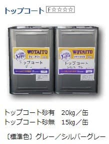 ウォータイト ガスファルト用トップコート 砂有 標準色 20kg/缶|日曜左官エムケー工芸 店