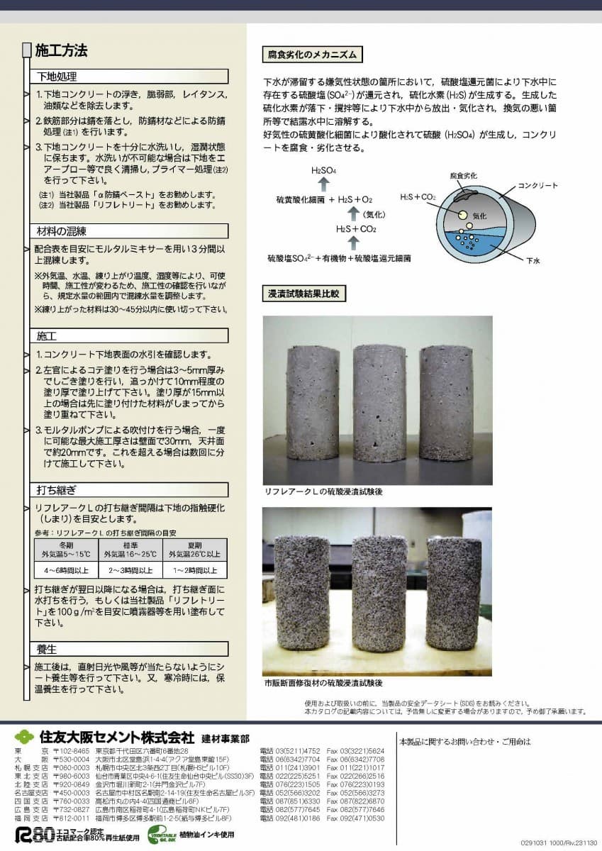 楽天市場 リフレアークl 25kg 袋 住友大阪セメント 日曜左官エムケー工芸 楽天市場店