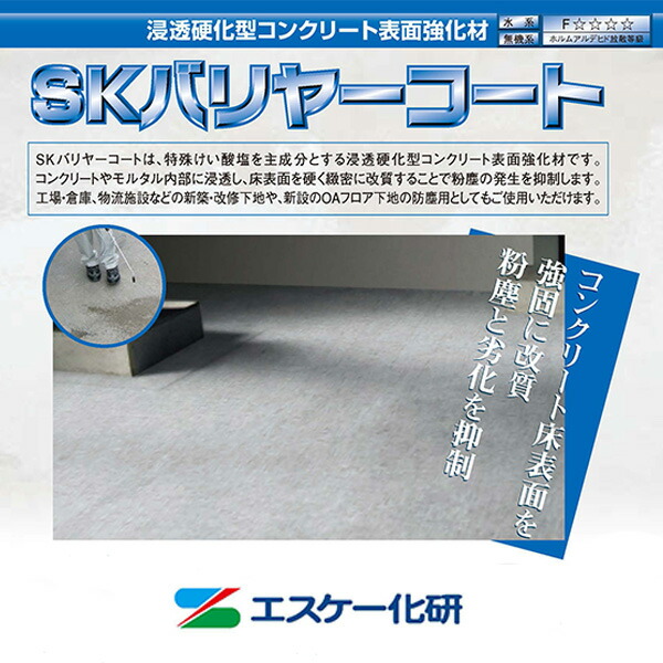 12772円 国内外の人気が集結 SKバリヤーコート 18kg 缶 エスケー化研株式会社