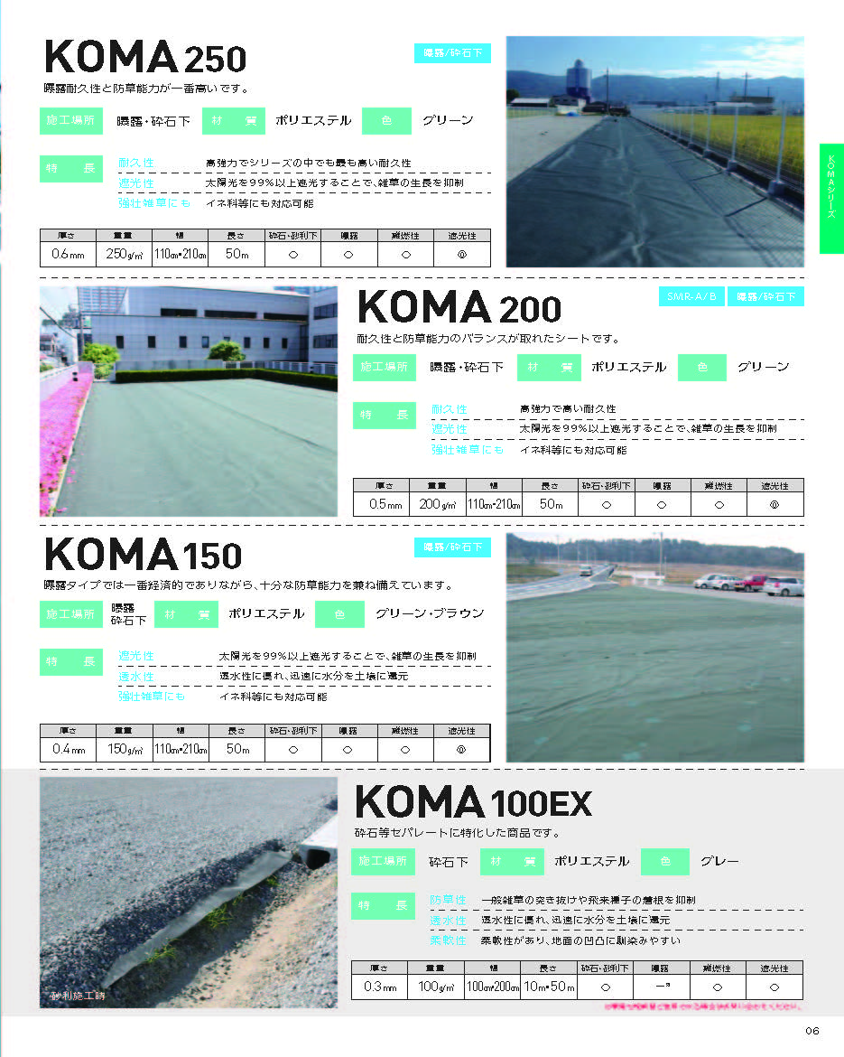 100%品質保証! KOMA100EX 2ｍ×50ｍ 巻 小泉製麻株式会社 fucoa.cl