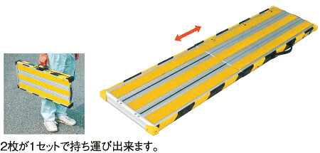伸縮式踏抜き防止足場板 楽楽ふみ太　PES-120　株式会社ナカオ　【個人宅配送不可】
