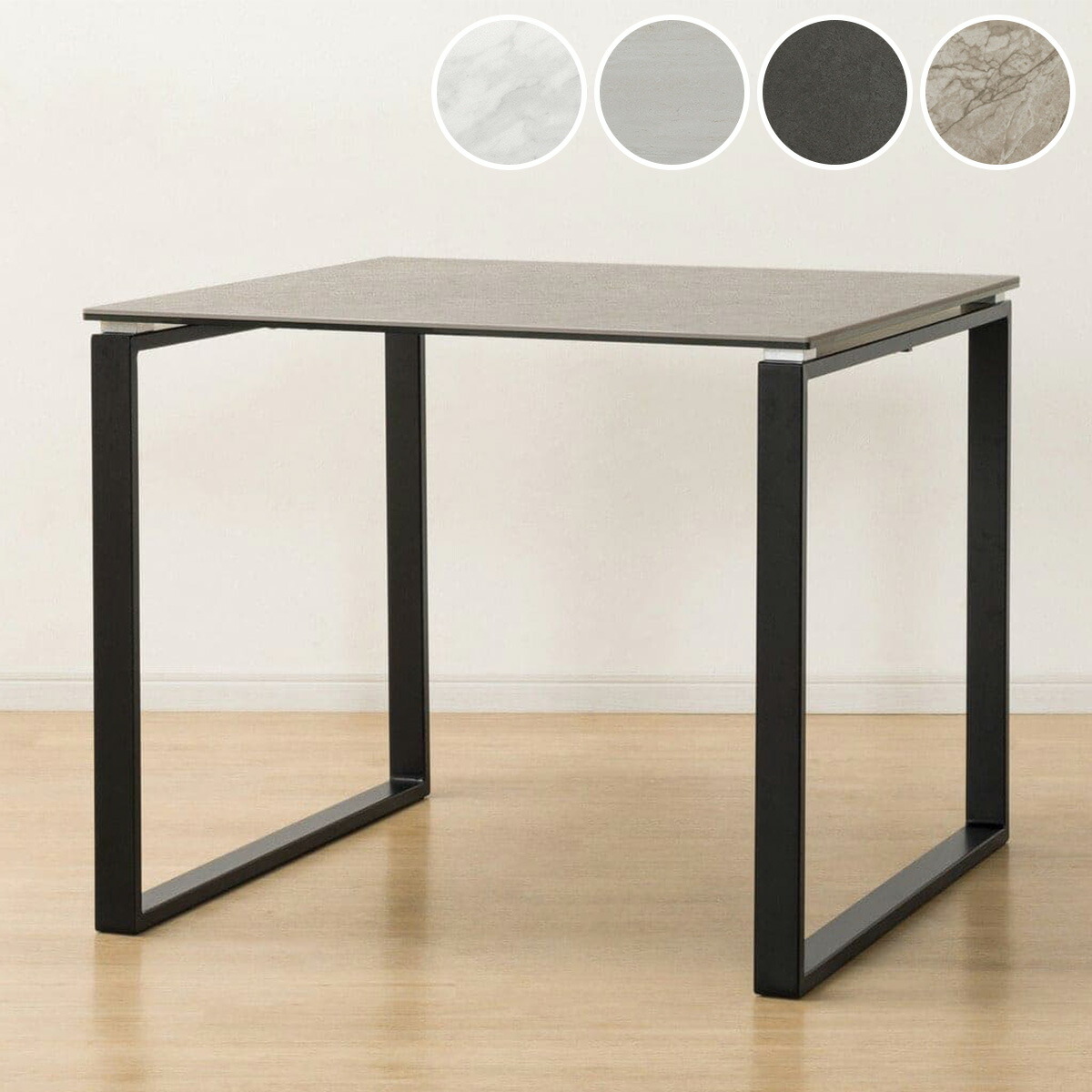 楽天市場】セラミックダイニングテーブル(セーラル150T WH/BK