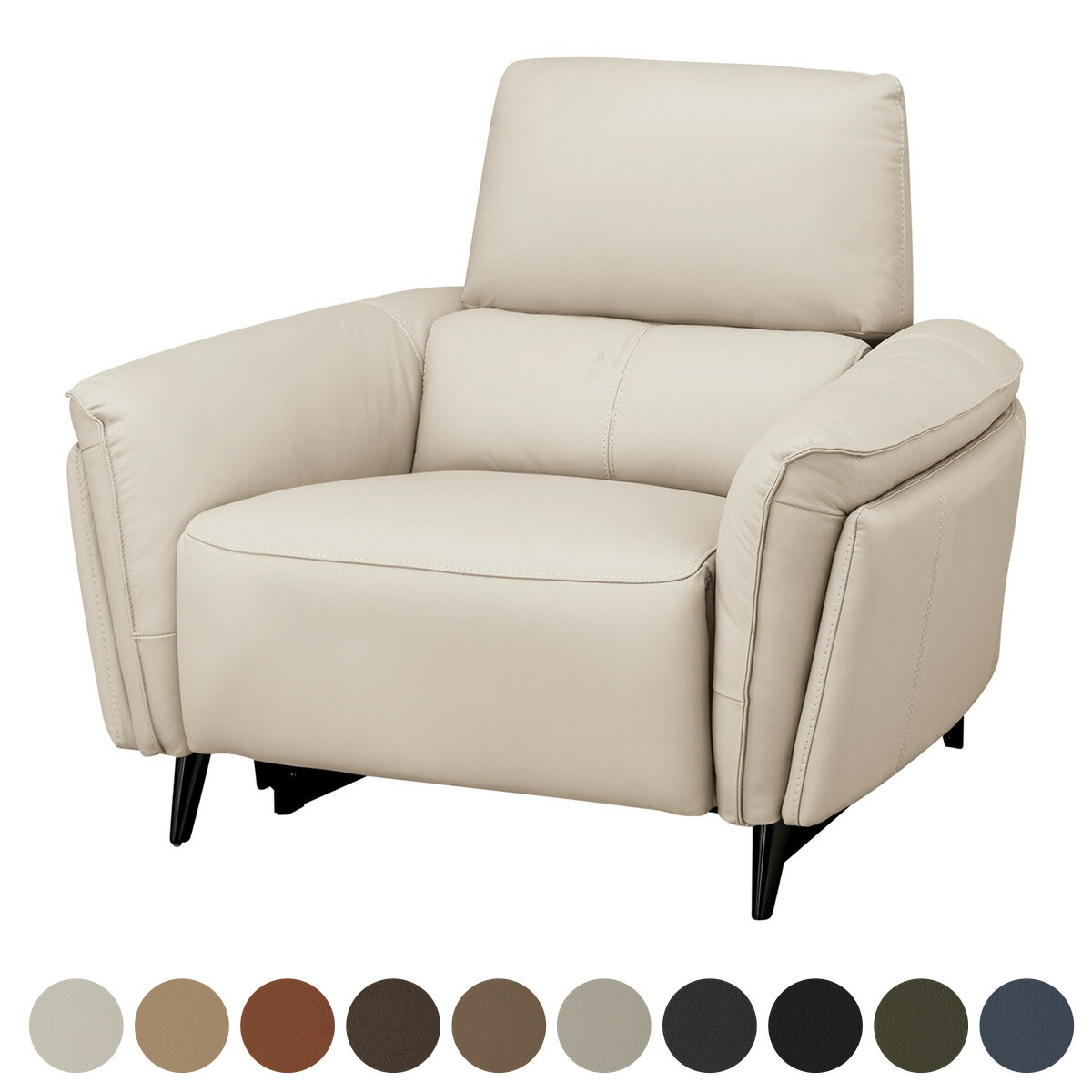 楽天市場】NDstyle 1人掛けソファ ロブストRB-SF1 総革張り