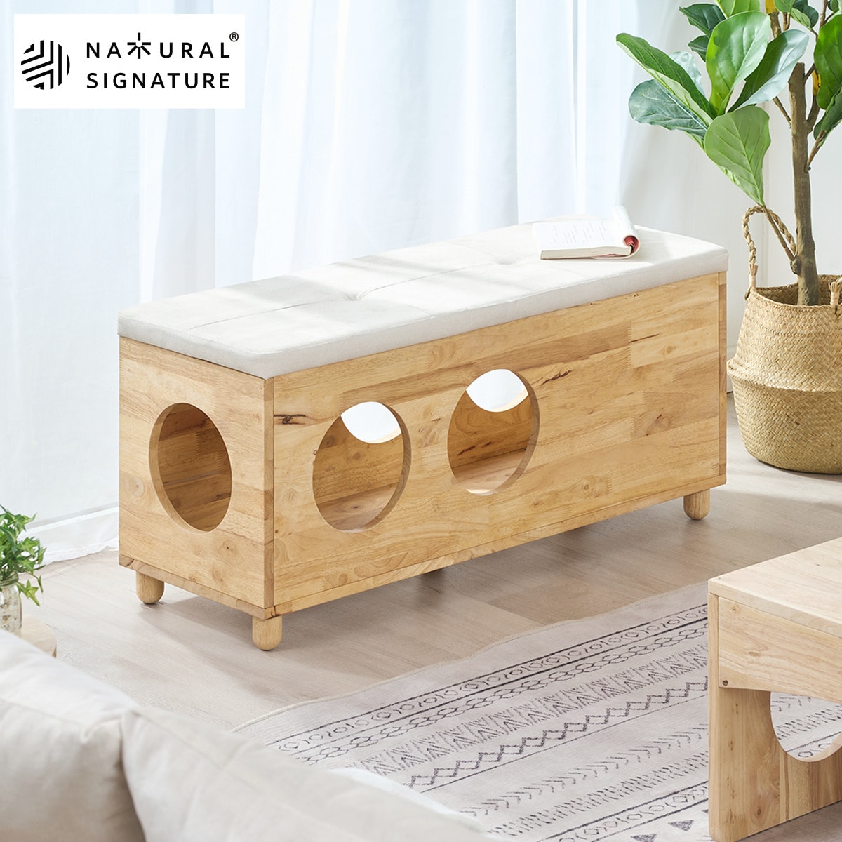 楽天市場】【NATURAL SIGNATURE】天然木 キャビネット【玄関先迄納品