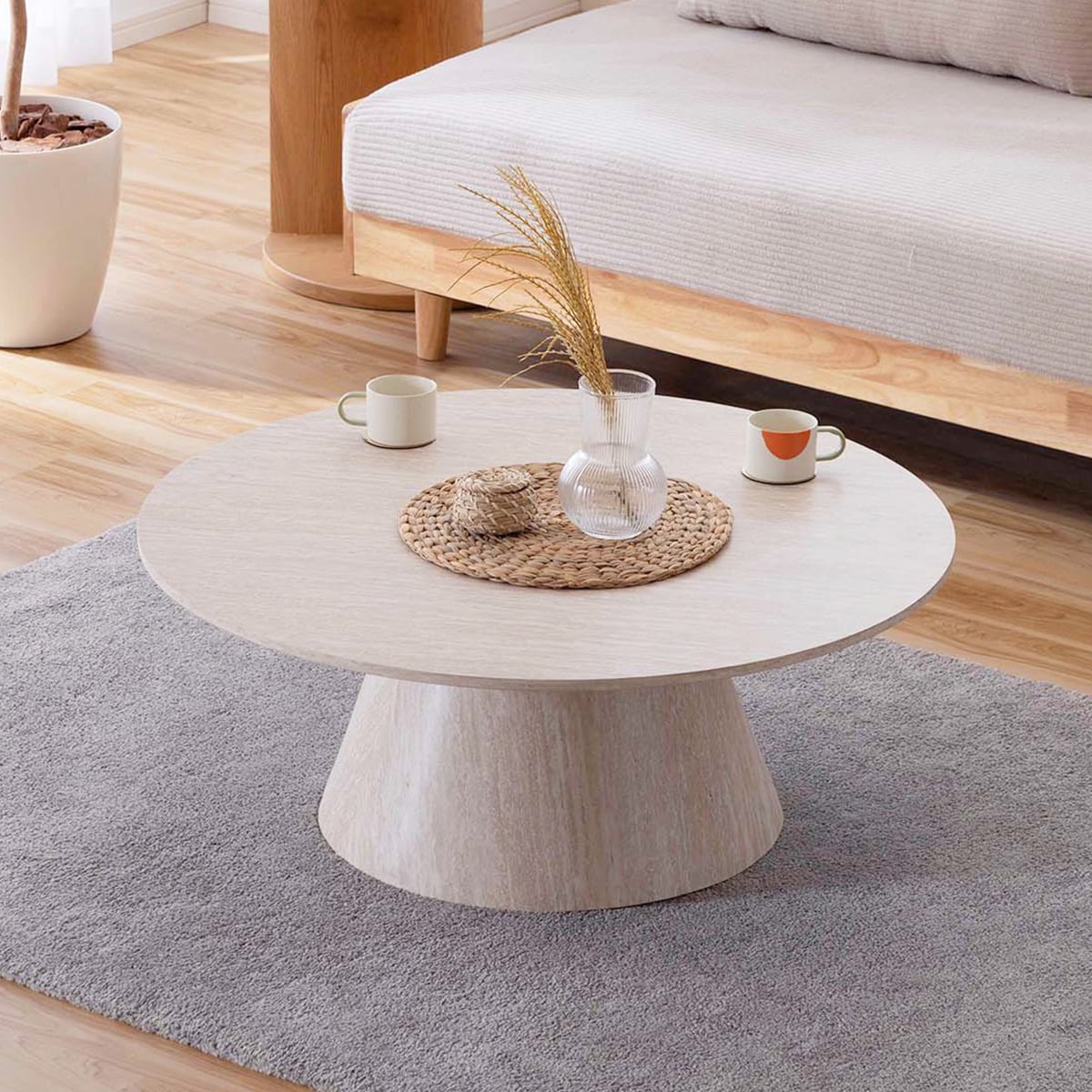 楽天市場】センターテーブル楕円 (幅105cm)【玄関先迄納品】ニトリ