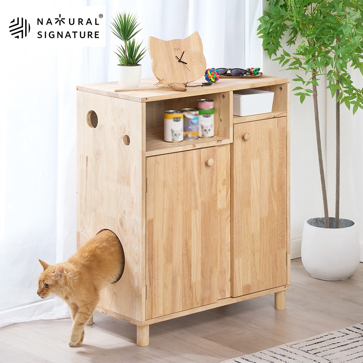 楽天市場】【NATURAL SIGNATURE】天然木 キャビネット【玄関先迄納品