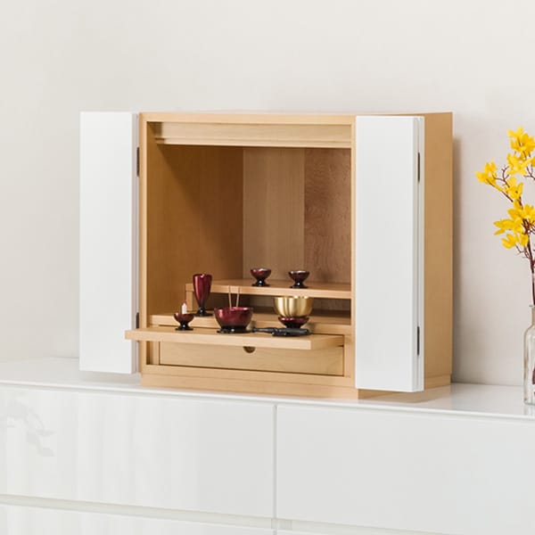 楽天市場 幅46cm インテリア仏壇 Nb03 16号 Na Wh ニトリ 玄関先迄納品 5年保証 ニトリ