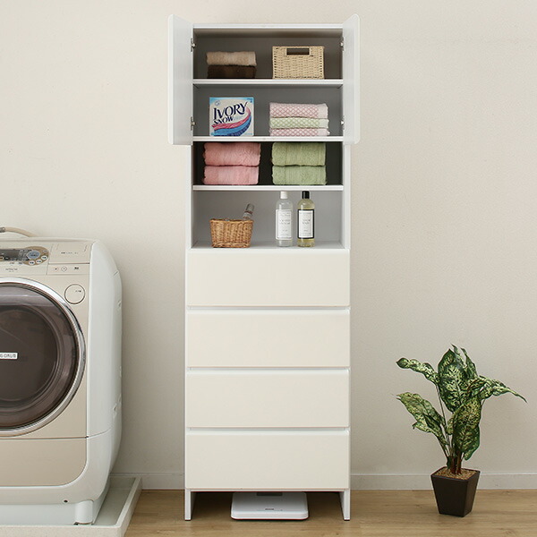 奥行き40cmで省スペース 場所をとらずに配置できるのでユーティリティにぴったりです すき間収納 幅60cm 隙間収納庫 フロンティア60 Wh ニトリ D すきま収納 スキマ収納 Wh すき間収納 ニトリ 完成品 配送員設置 5年保証 ニトリ