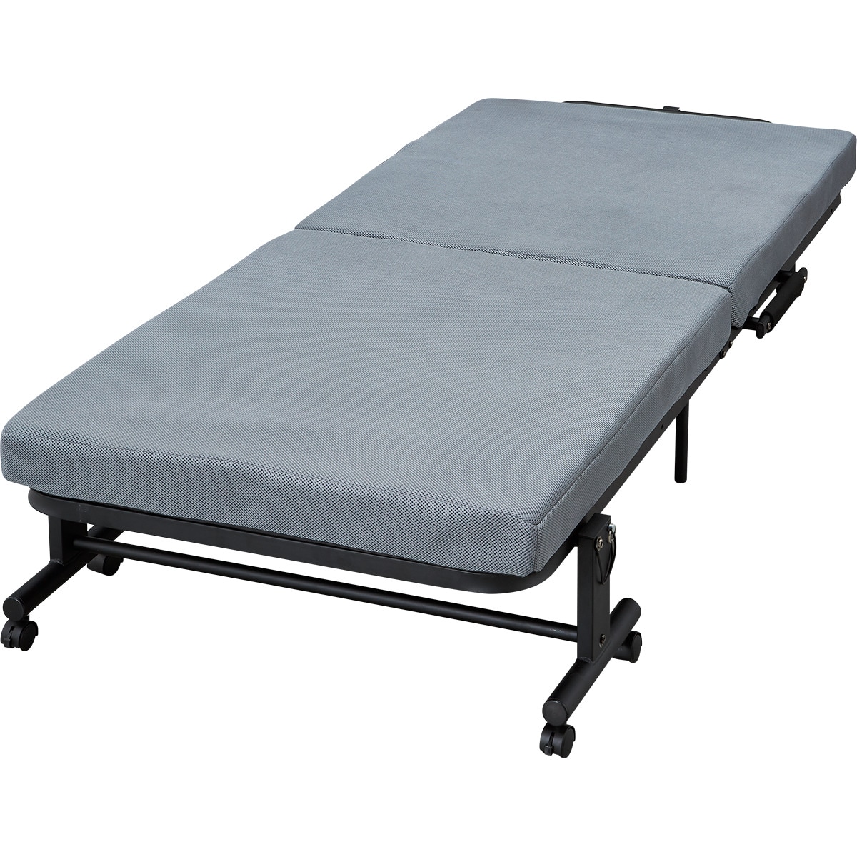 楽天市場】コンパクトショートシングル折りたたみベッド （幅98×奥行