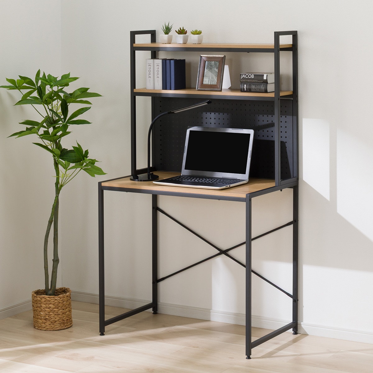 ニトリ】【廃盤】ライティングデスク ダークブラウン【引取り限定