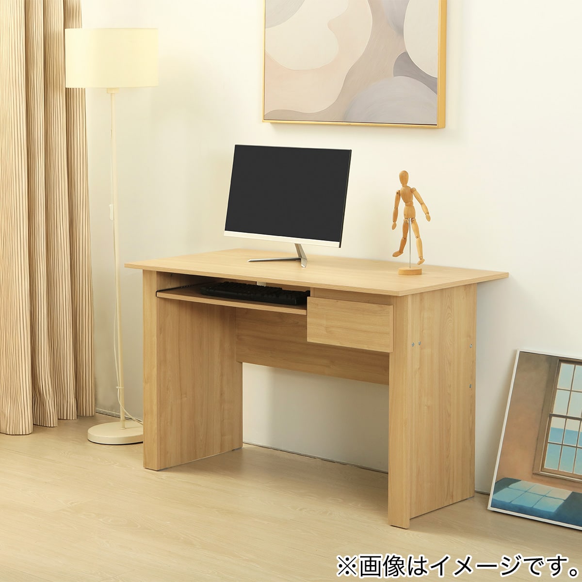 【SS押さえる●エントリーで尖んがり5倍】細工物学習机(WM003 1260 NA/WH) 【部屋の入り口先迄納品】 ニトリ