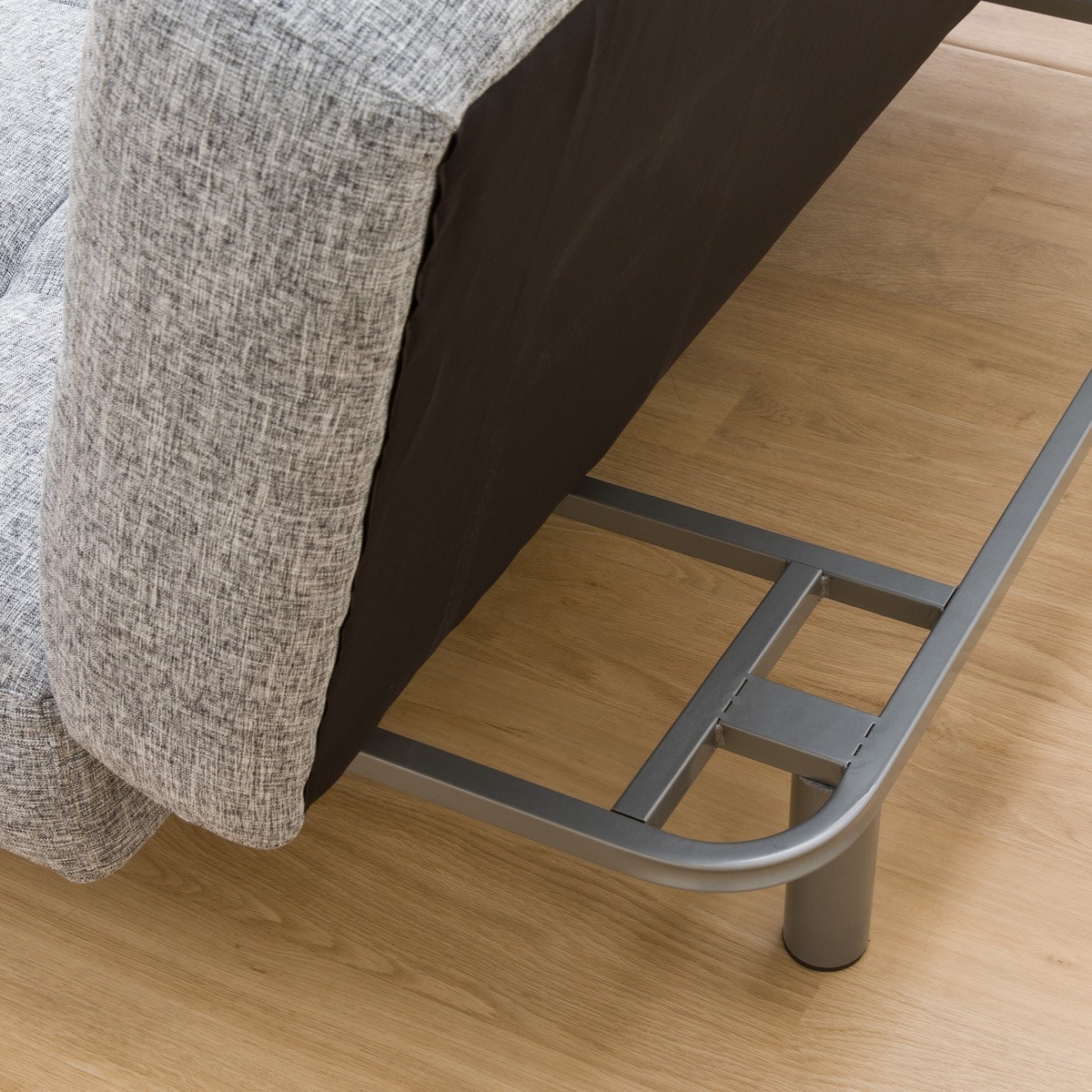 背もたれと肘掛けが動く ソファベッド (マークスAM GY) グレー 幅183cm