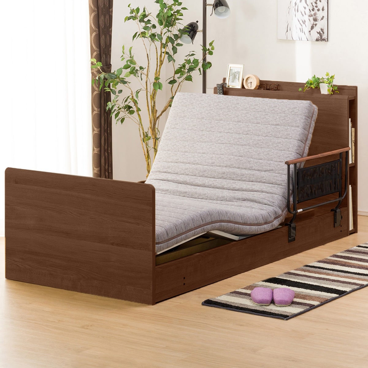 非課税 電動ベッドフレーム マットレス サイドガードセット カイト3 2m02 Mbr ロリー ニトリ 配送員設置 ベッド マットレス 5年 サイドガード 1年保証 Mpgbooks Com