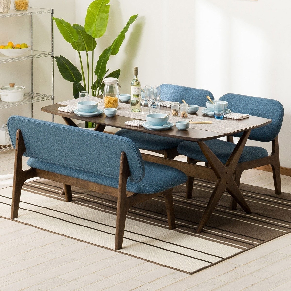 楽天市場】リビングダイニングテーブル4点セット (LDリラックスワイド