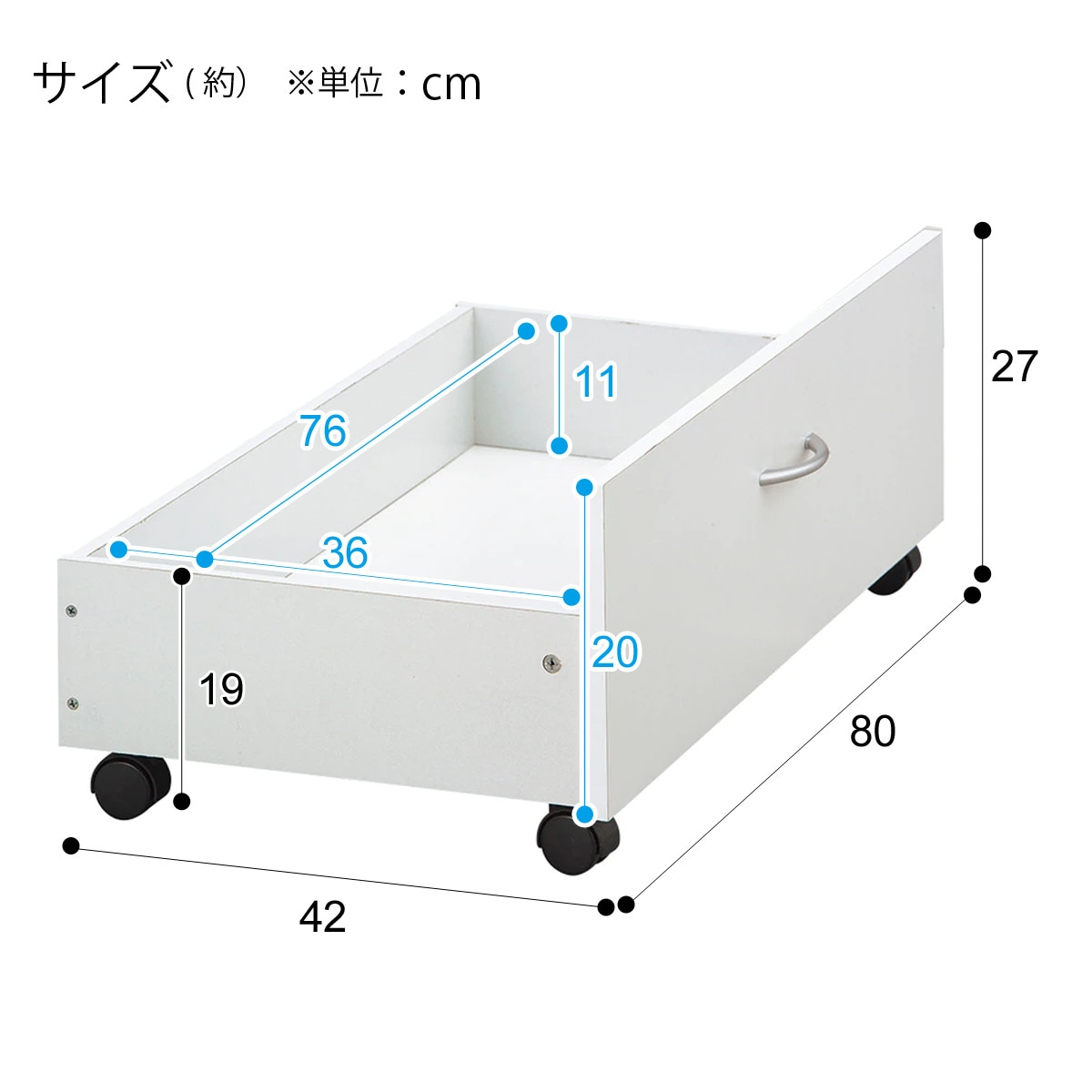 楽天市場 ベッド下収納 W80cm 2コセット ニトリ 玄関先迄納品 1年保証 合計金額円以上送料無料対象商品 ニトリ