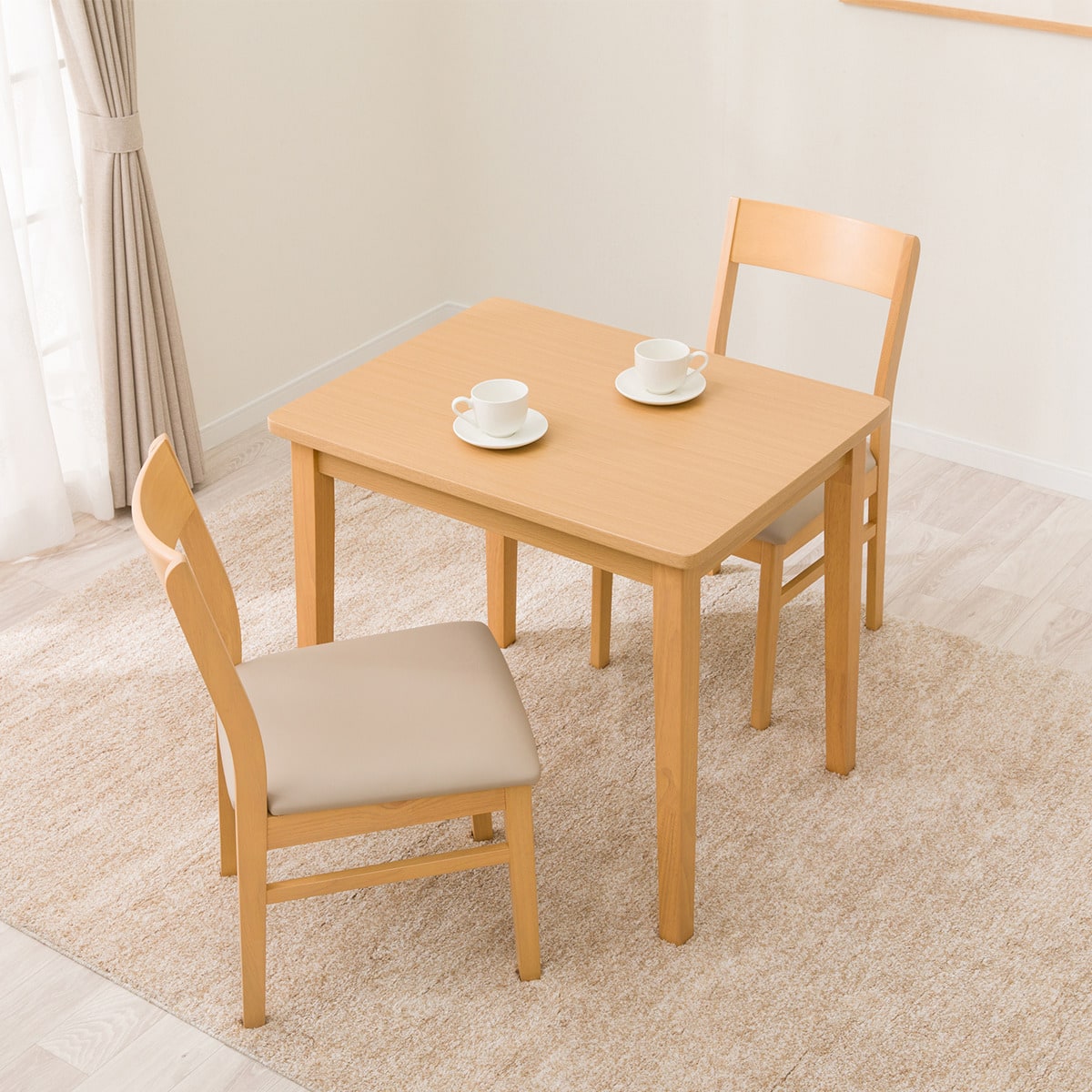 [ﾏﾗｿﾝ期間中ｴﾝﾄﾘｰでP10倍対象商品] ダイニングテーブル3点セット(4LEG SI01 GN 7860/SI01A GN)　【玄関先迄納品】 ニトリ｜ニトリ