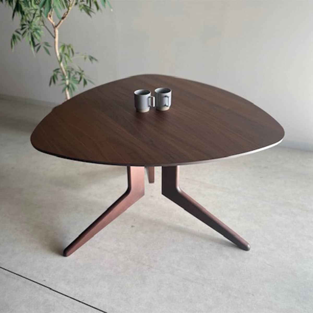 楽天市場】木目が美しい天然木円形リビングテーブル ニトリ メーカー