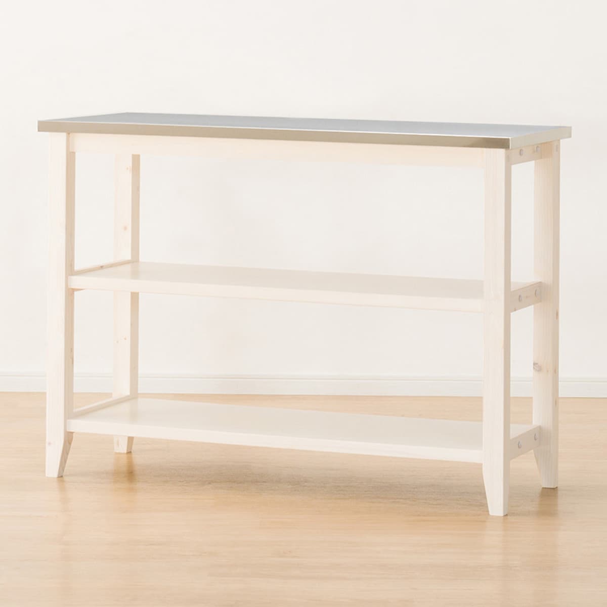 楽天市場 ワークテーブル シナモ145wh ステン ニトリ 完成品 配送員設置 5年保証 ニトリ