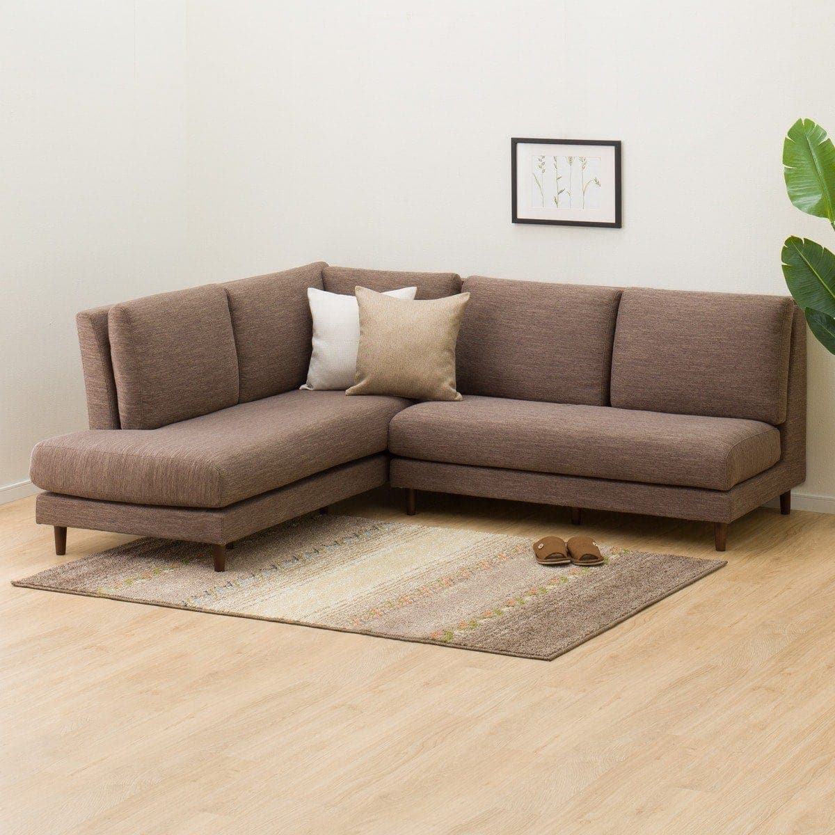 ニトリ 配送員設置 配送員設置 幅130 8cm リビングダイニングソファld1 左カウチ 2pソファmbr Dr Dno ニトリ ソファセット ニトリ 5年保証