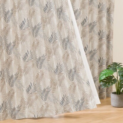 楽天市場】裏地付き遮光2級・遮熱カーテン(PK058 BE) ニトリ 【玄関先