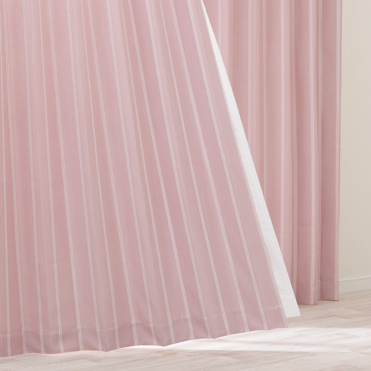 楽天市場】裏地付き遮光2級・遮熱カーテン (RD038 ローズ) ニトリ