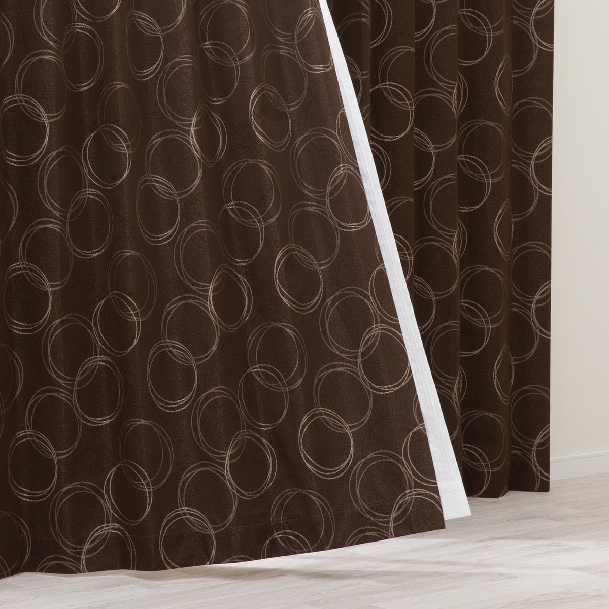 バラ売り可、遮熱・遮音カーテン(パーシャ ブラウン 100X200片開き ニトリ