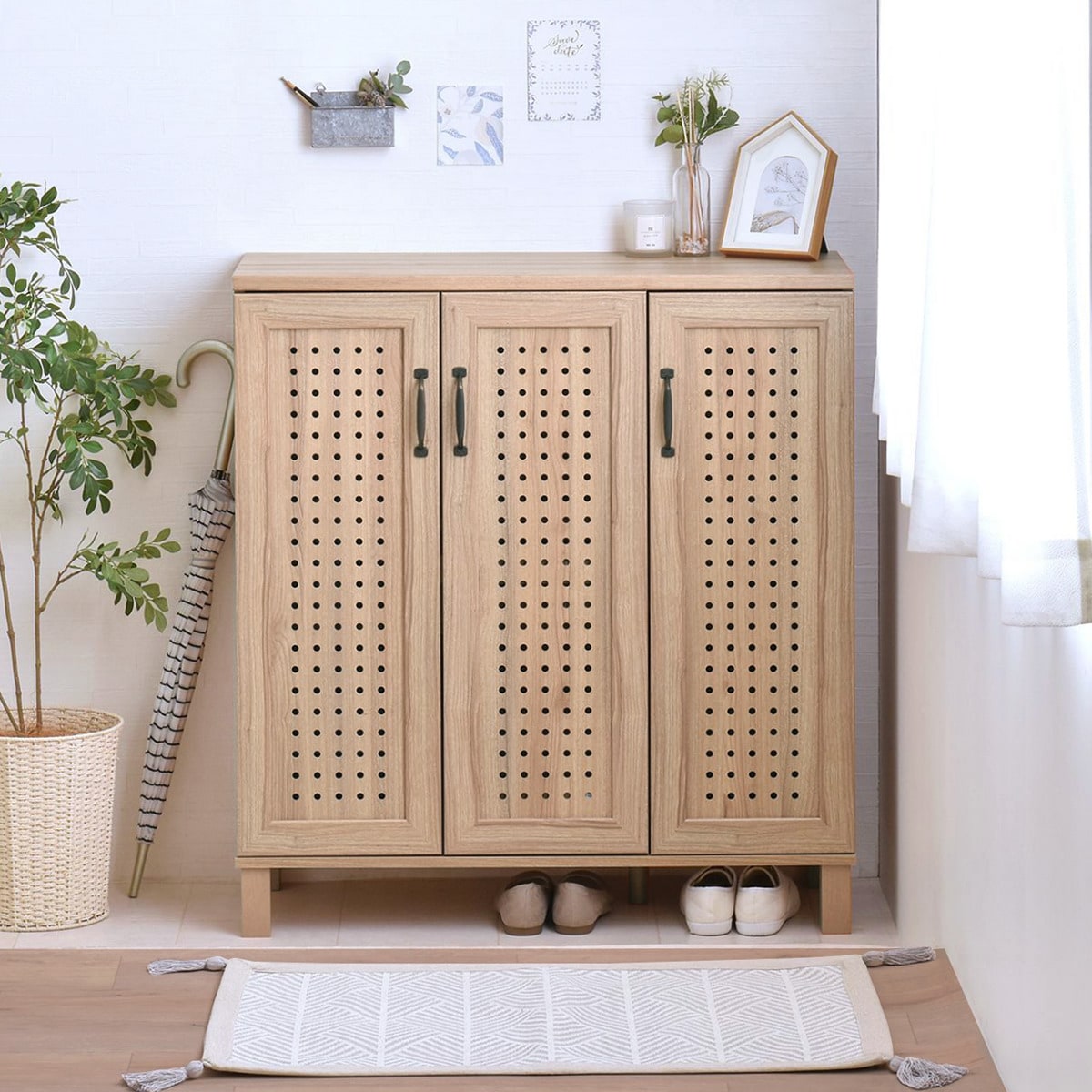 楽天市場】シューズボックス (GS-002 W87 LO WW) ニトリ 【玄関先迄