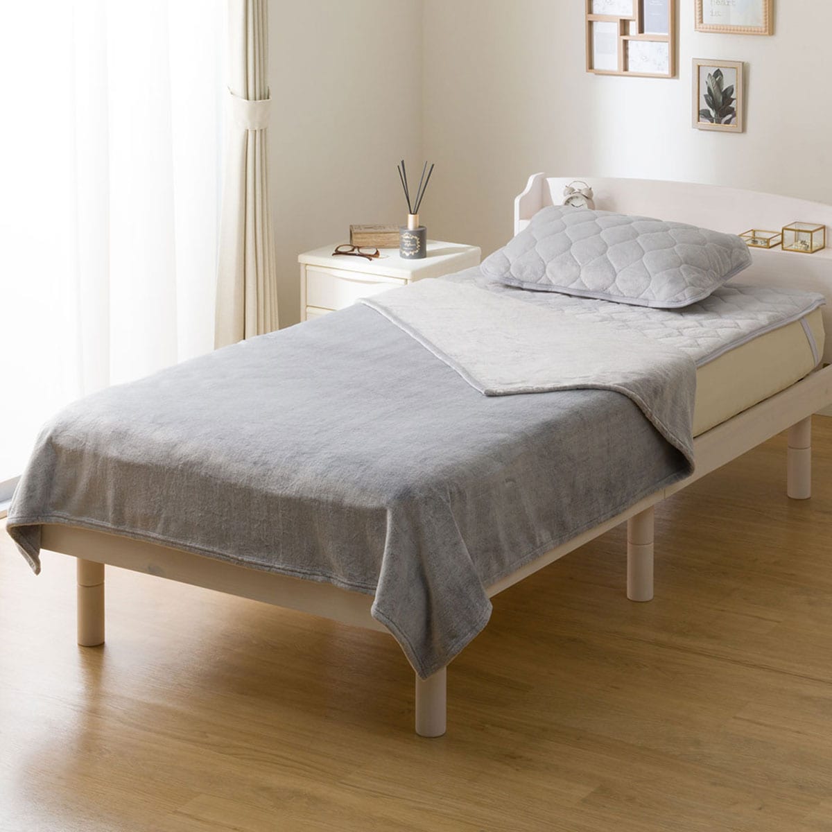 楽天市場】2枚合わせ 毛布(ふわふわワッフル A25 モカ)【玄関先迄納品