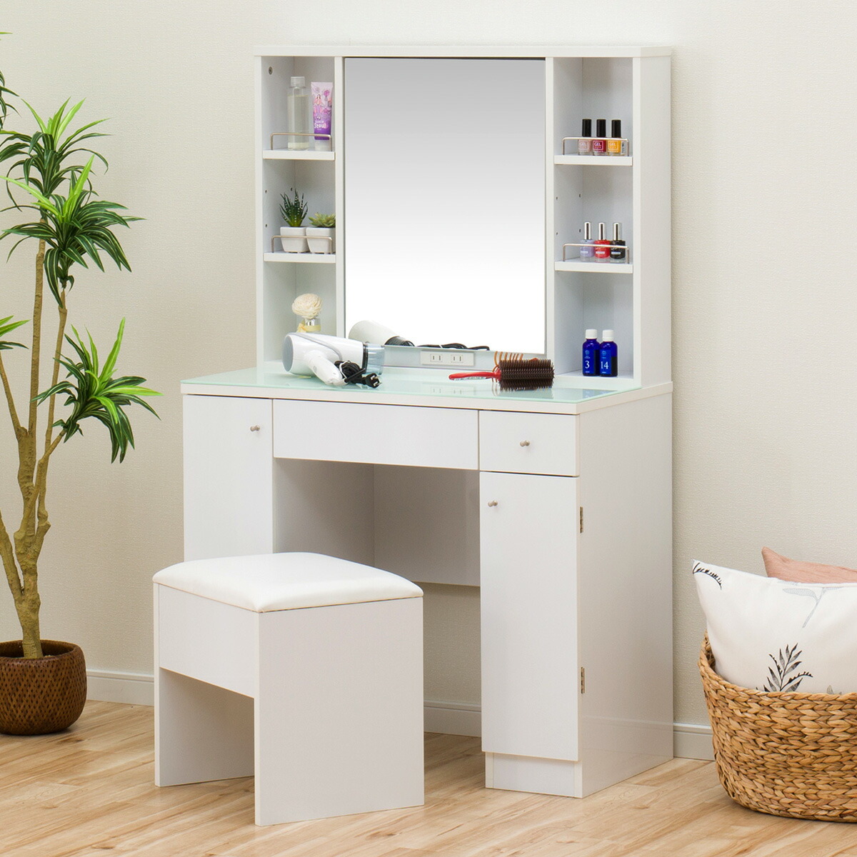 楽天市場 両袖ドレッサー コナ3 ニトリ 配送員設置 5年保証 ニトリ