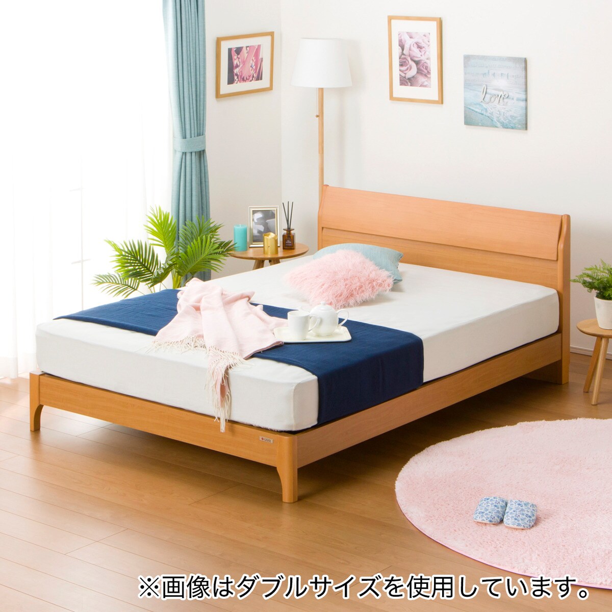 幅196cm ベッドフレーム K 5年保証 フラット フラット レッグ 配送員設置 ニトリ ベッド 4サイズからお選び頂けます ニトリ 配送員設置 選べる16バリエーションのお掃除のしやすい脚付きフレーム ヘッドボード4タイプ