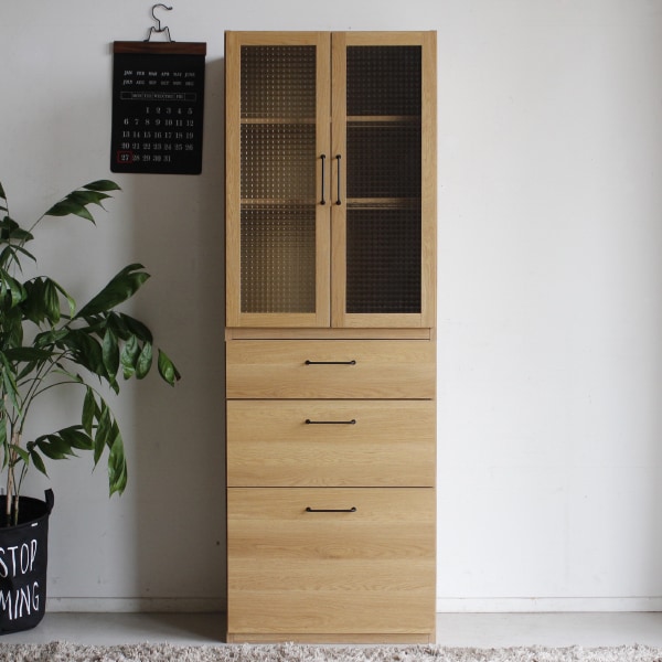 楽天市場】組み合わせ自由！キッチン壁面収納 （オープン+チェスト LBR