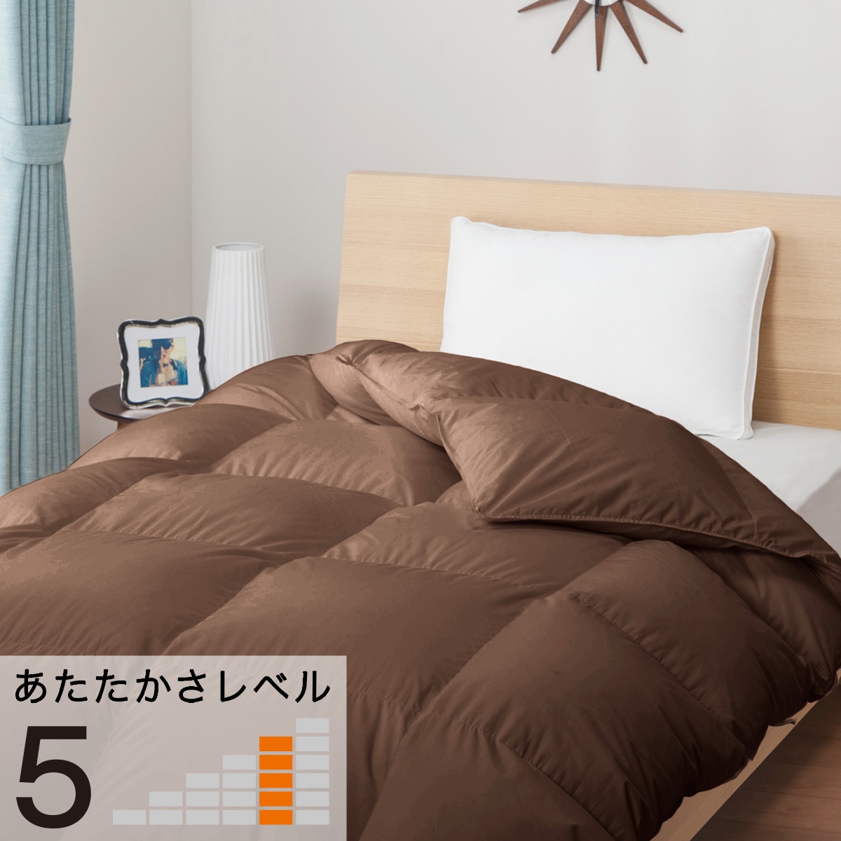 ニトリ N-sleep Down premium 羽毛布団 ダブル - 布団/毛布