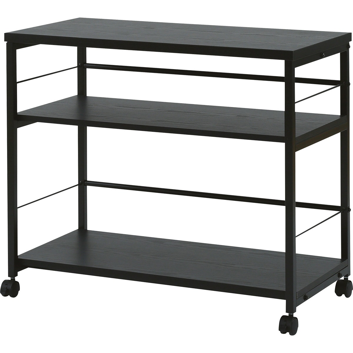 シェルフワゴン プレフェ8040 Bk Bk ニトリ 玄関先迄納品 1年保証 Andapt Com