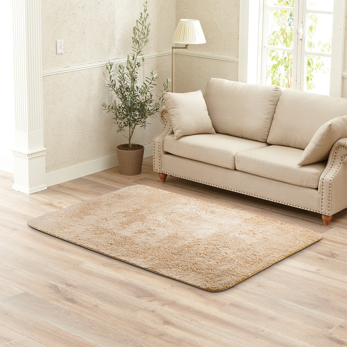 楽天市場 お掃除簡単 ホコリがとれやすいラグ クリーンアップ Be 130x185 ニトリ 玄関先迄納品 1年保証 合計金額円以上送料無料対象商品 ニトリ