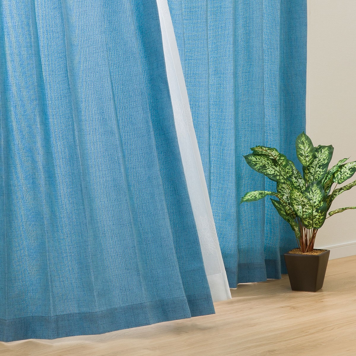 パウダー ディプロマ ペンス ニトリ カーテン ブルー N Zushi Jp