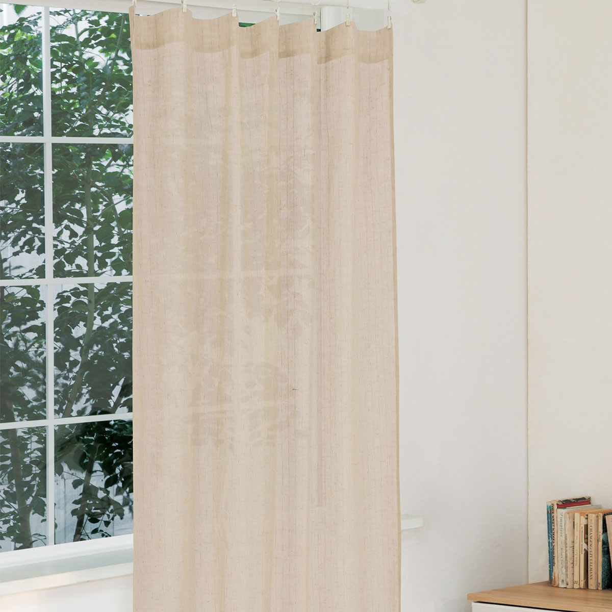 楽天市場 フリーカット間仕切りカーテン ストライプ Iv ニトリ 玄関先迄納品 1年保証 合計金額円以上送料無料対象商品 ニトリ