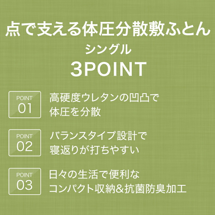 期間限定お試し価格】 敷ふとん 点で支える体圧分散 セミダブル 敷き布団 ニトリ 敷布団 敷きふとん 寝具