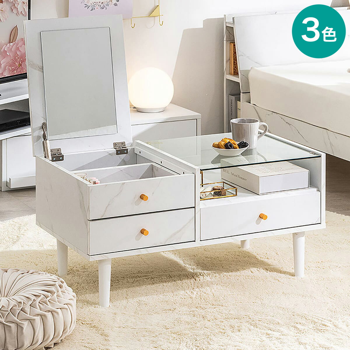 楽天市場】ドレッサーテーブル(LS001 CT9040) ニトリ 【玄関先迄納品