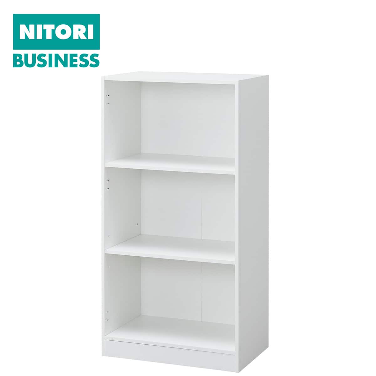 木製キャビネット(3段 MGN WH)【玄関先迄納品】ニトリ