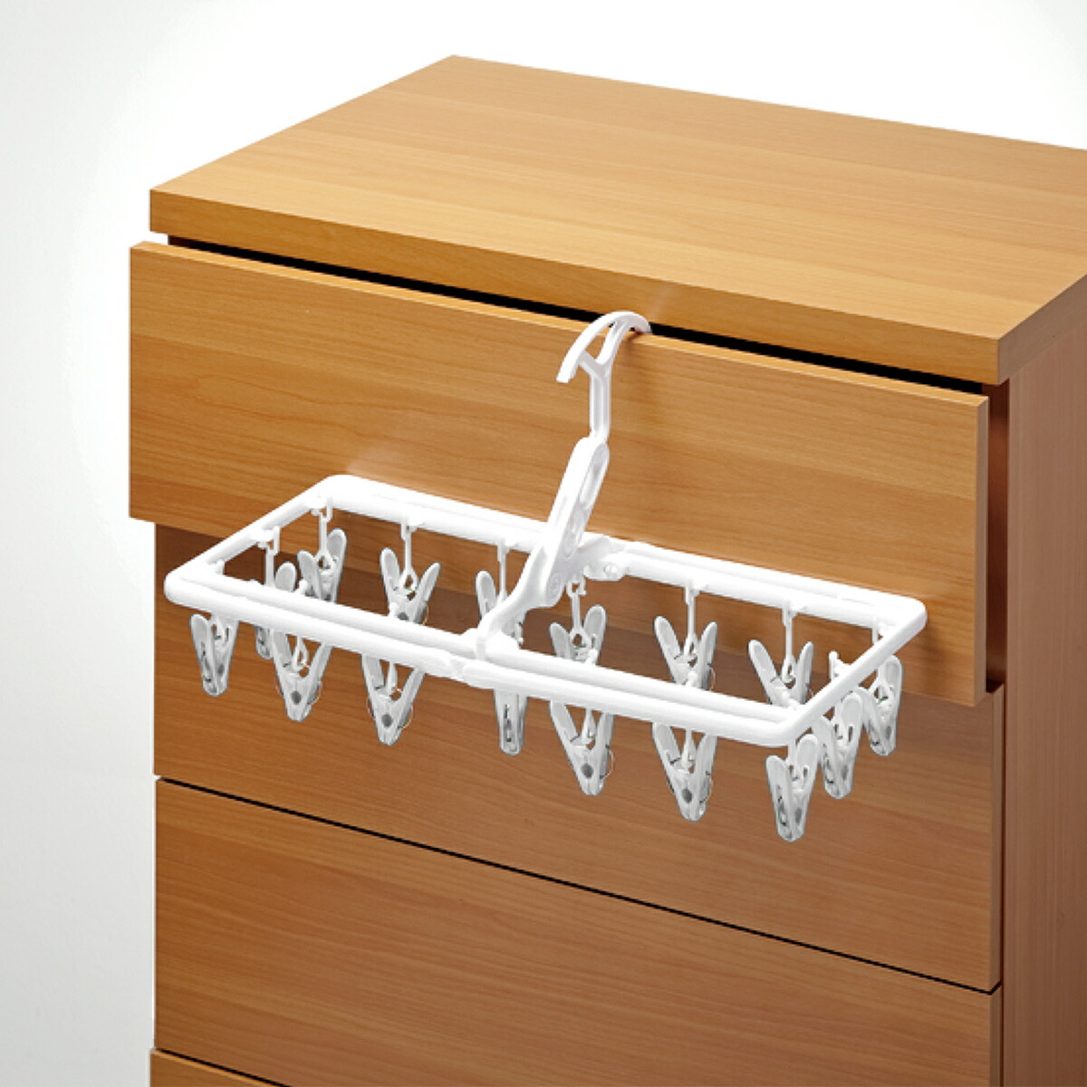 室内&外干し角ハンガー　16ピンチ (ミル) ニトリ