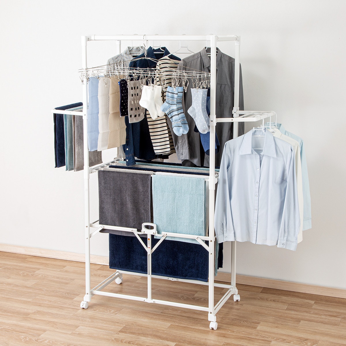 消費税無し ホワイト ニトリ 玄関先迄納品 1年保証 大型室内物干し Fc03 物干しスタンド Consumerpatrol Rs