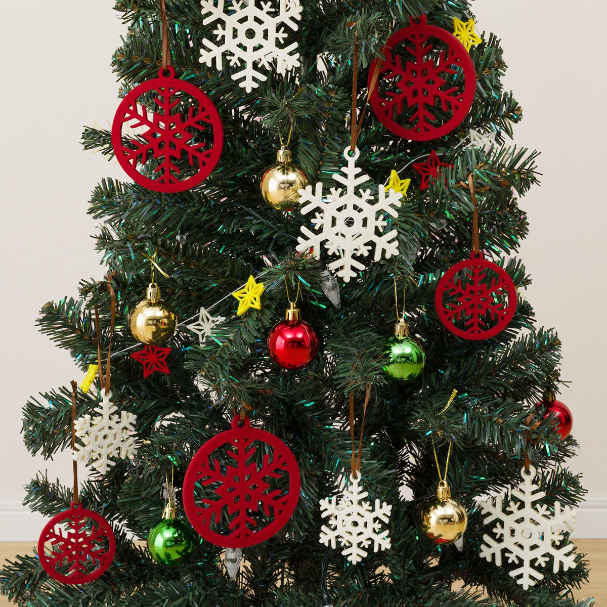 楽天市場 デコレーションセットツリー1cm 電池式led タイマー付き ニトリ 玄関先迄納品 1年保証 合計金額円以上送料無料対象商品 ニトリ