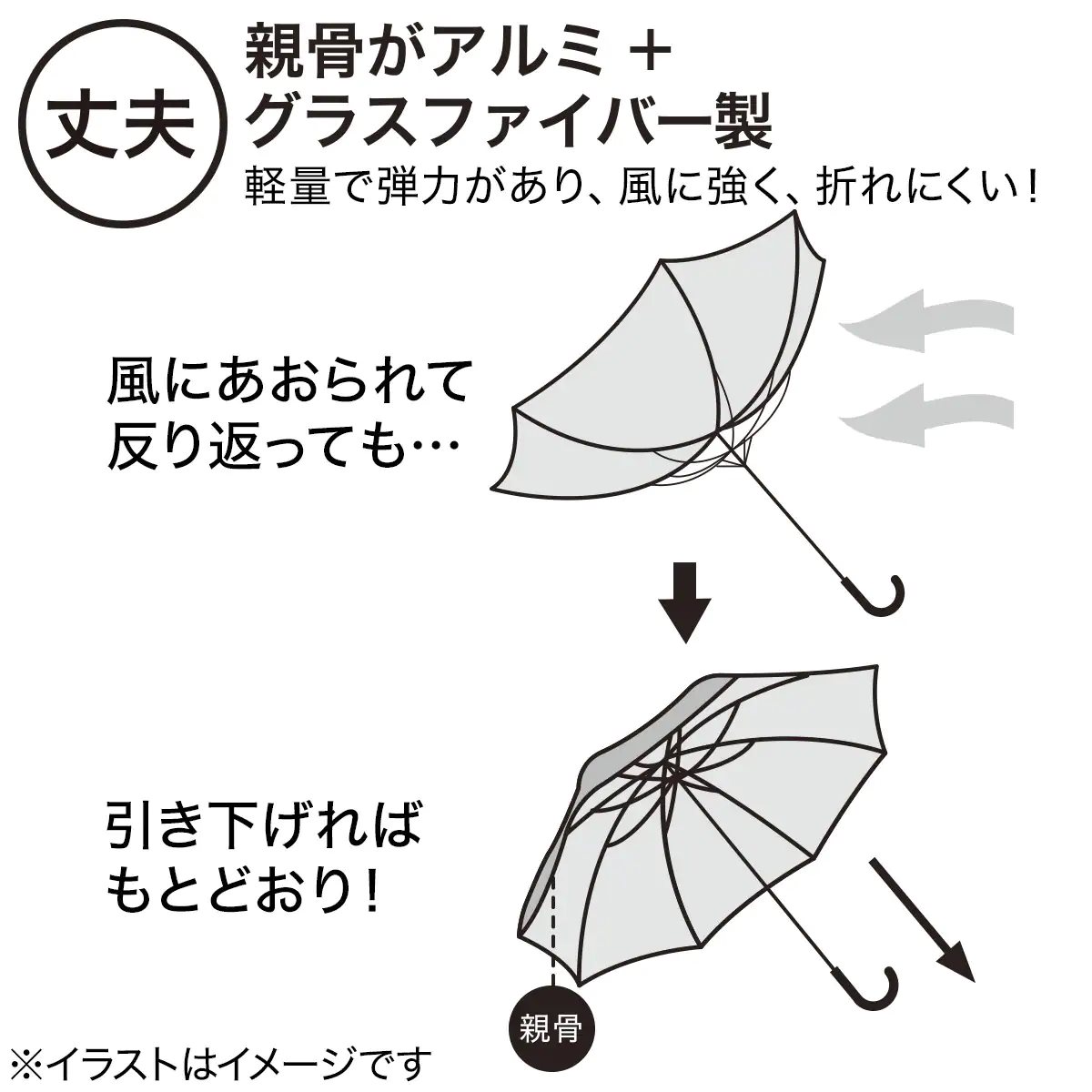 楽天市場 こども用折りたたみ傘 バイカラー55cm ニトリ 玄関先迄納品 合計金額円以上送料無料対象商品 ニトリ