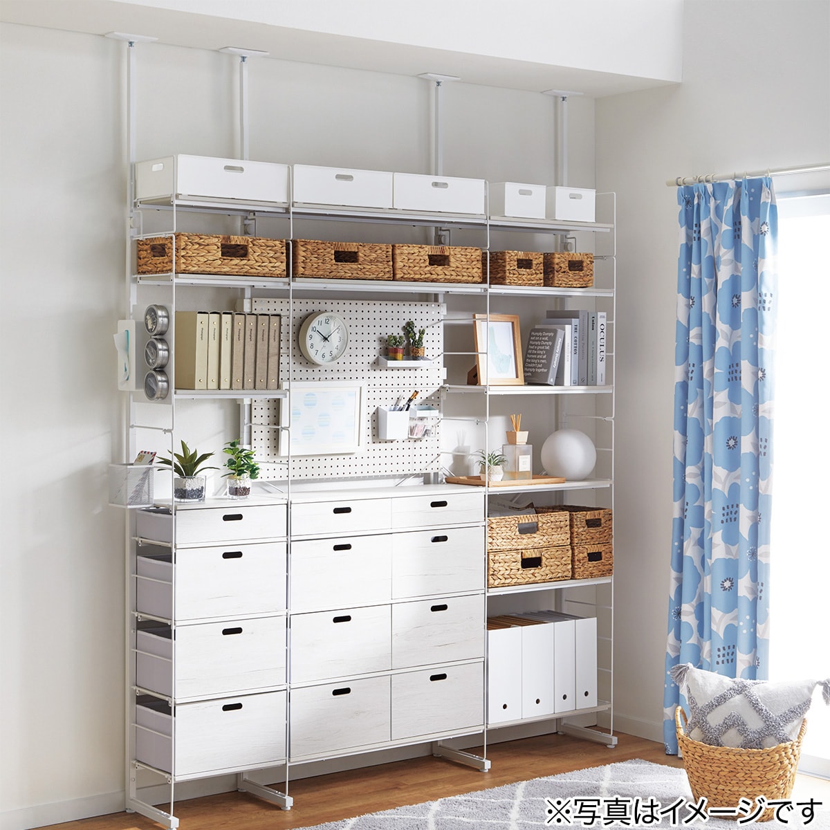 突っ張り壁面収納Nポルダ(幅40cm) 【玄関先迄納品】 ニトリ